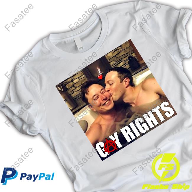 Elon Musk Kiss Mark Zuckerberg Gay Rights Hoodie