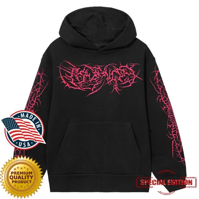 Revenge Official Merch Obsidian Zip Up Hoodie Blackpink Revenge Official Merch Obsidian Hoodie Blackpink
