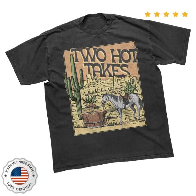 Two Hot Takes Merch Desert Horse Black Long Sleeve T Shirt Two Hot Takes Merch Desert Horse Black Sweater