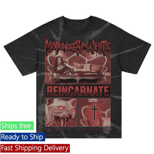 Official Motionless In White Merch Evil Eyes T-Shirt (Dye) Funny Shirt